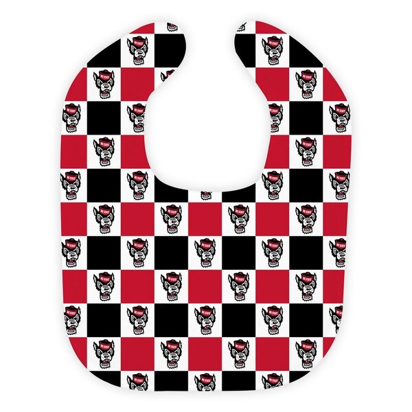 Baby Bib With Checkerboard Print